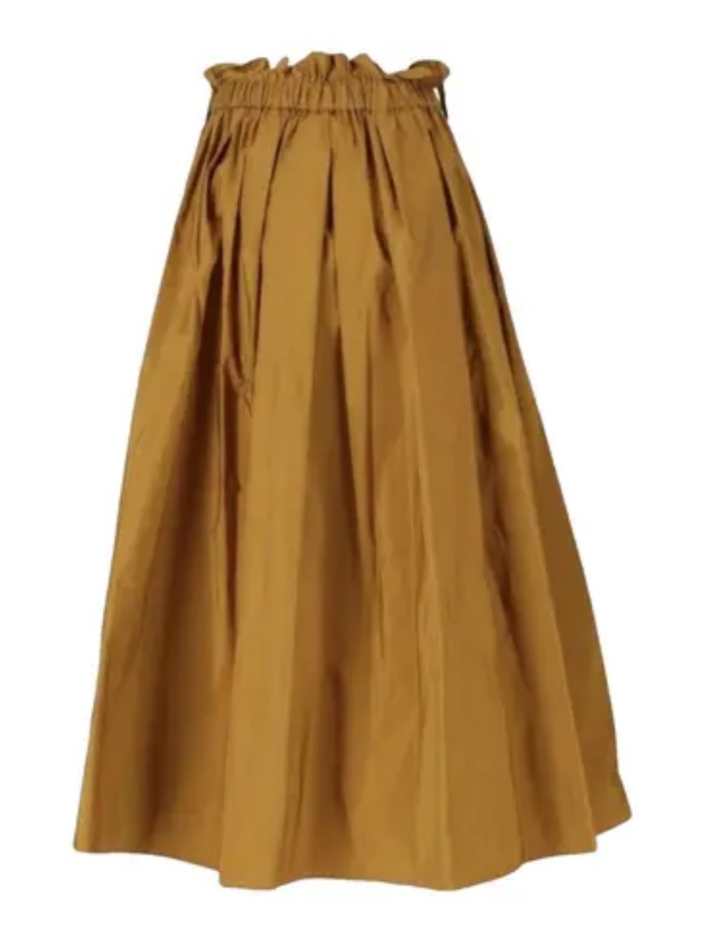 Herno Technical fabric maxi skirt with rouched elasticated waist size S/M
